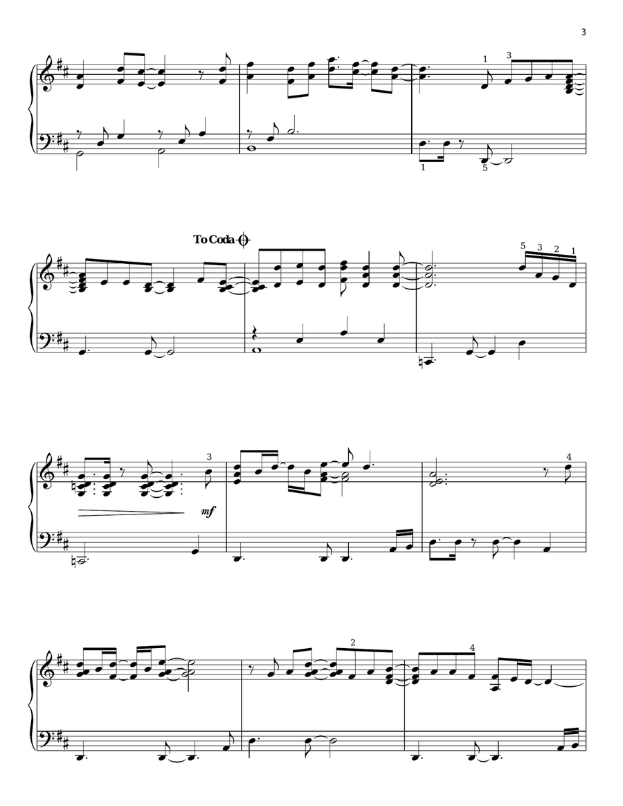 Start Of Something New (from High School Musical) Piano Solo scores gallery preview page 3