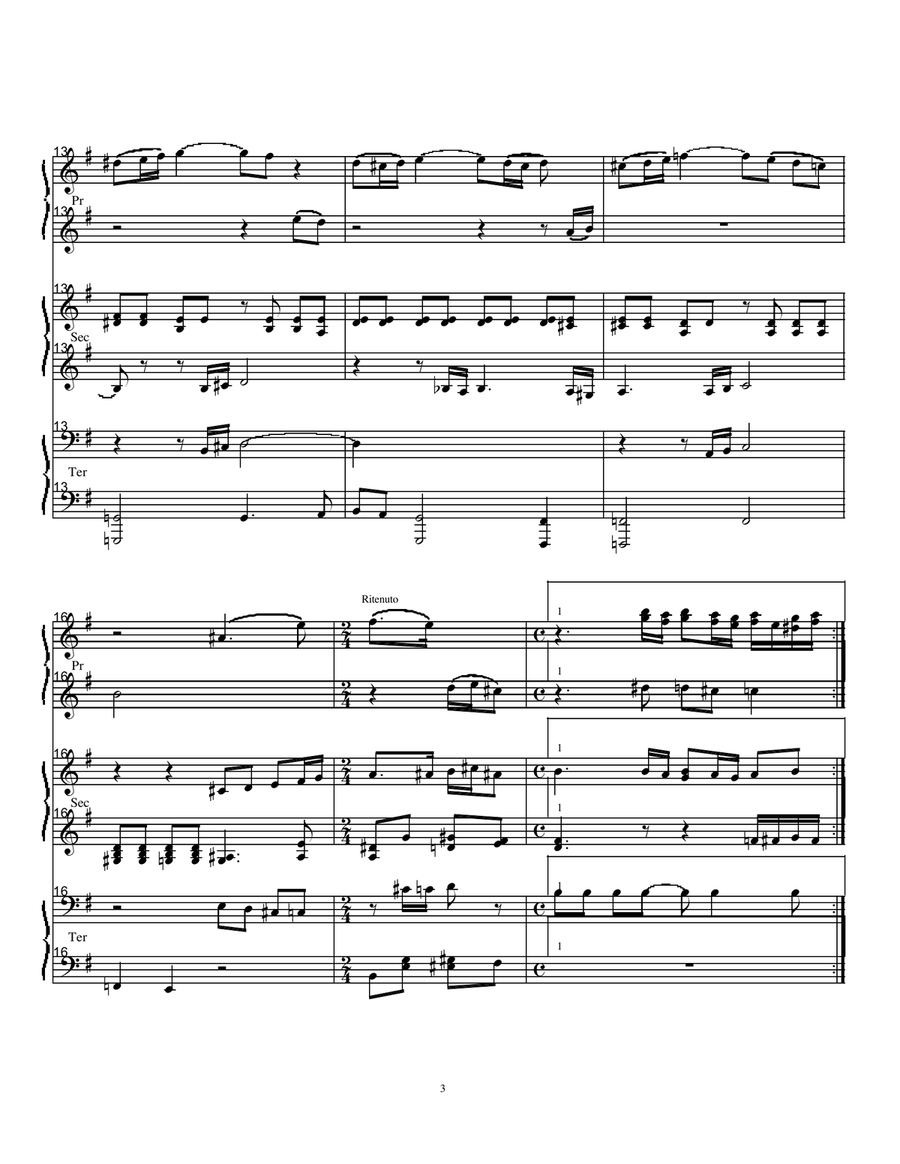 Vocalise 1 Piano 6 Hands Trio Piano Trio scores gallery preview page 3