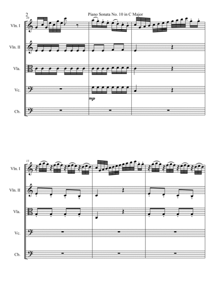 Piano Sonata No. 10, Movement 1