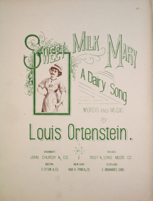 Sweet Milk Mary. A Dairy Song