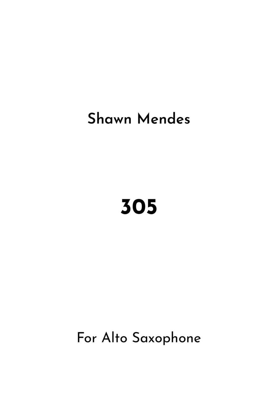 305 Alto Saxophone scores gallery preview page 1