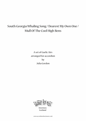 Book cover for South Georgia Whaling Song / Dearest My Own One / Mull Of The Cool High Bens