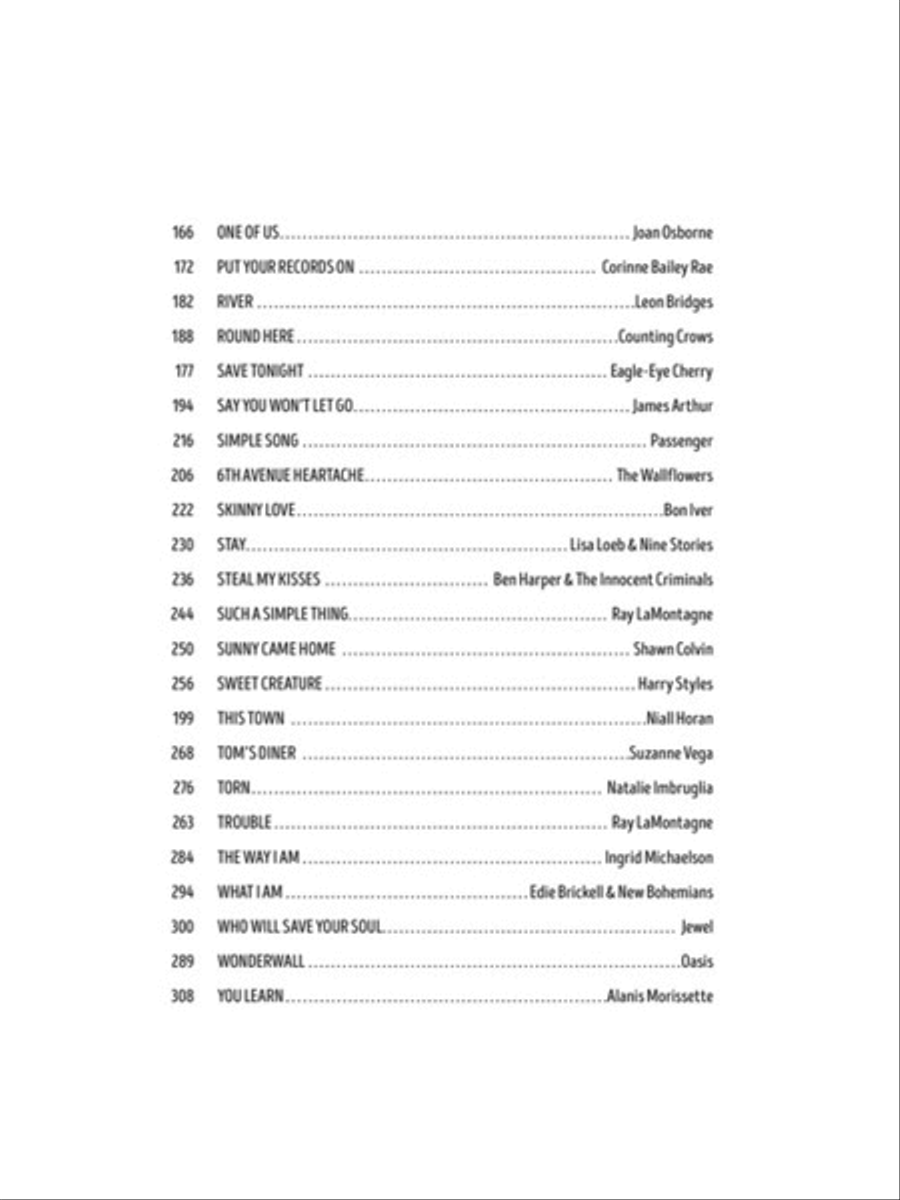 Contemporary Coffeehouse Songs - 2nd Edition Piano, Vocal, Guitar scores gallery preview page 3