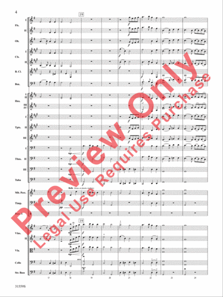 Variations on a Theme by Haydn (score only) Full Orchestra scores gallery preview page 5