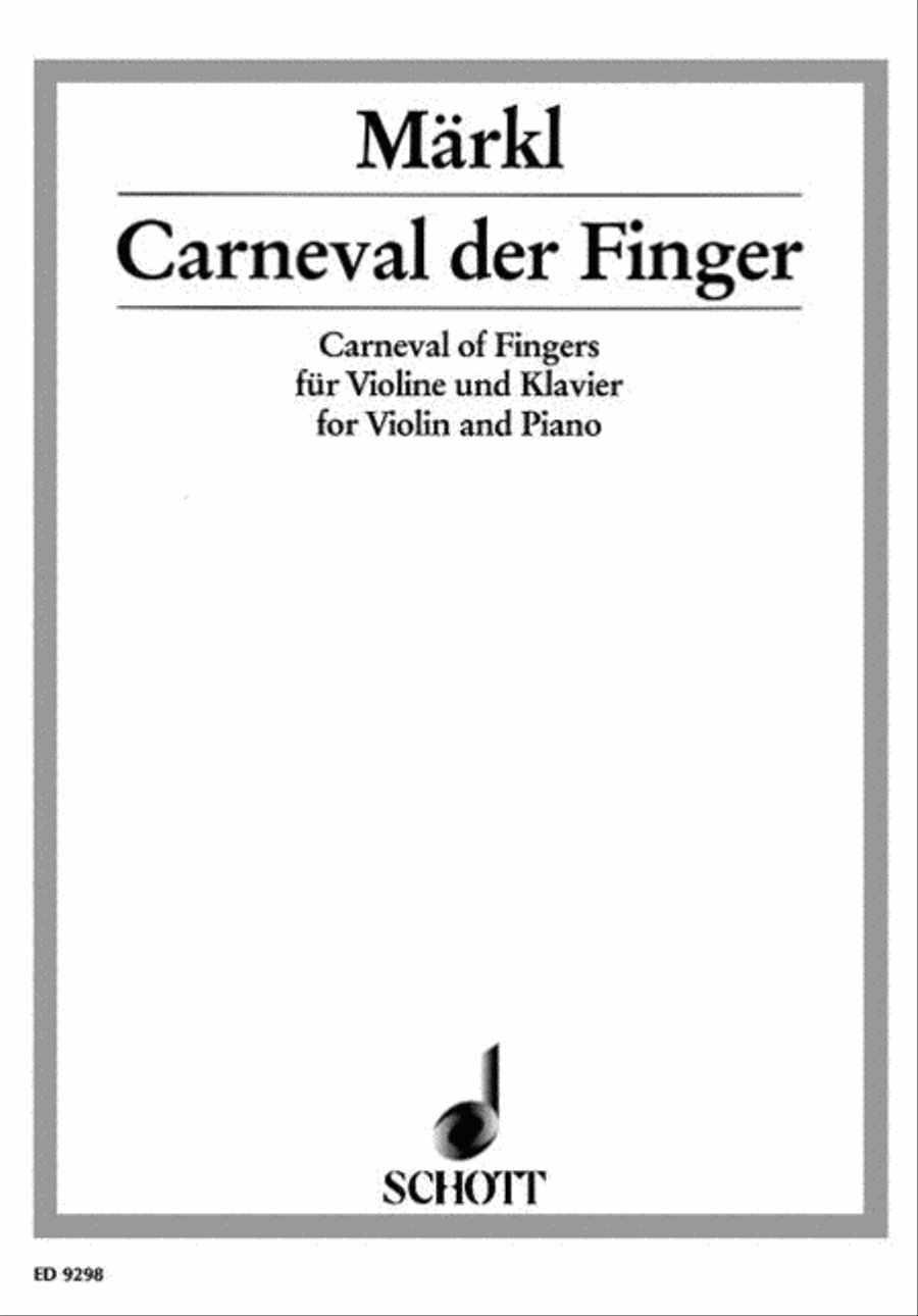 Carneval of Fingers Violin Solo scores gallery preview page 1