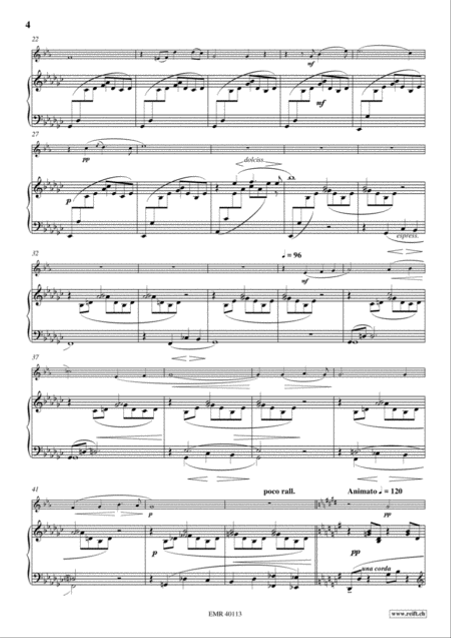 Romance Piano Accompaniment scores gallery preview page 4