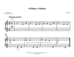 A Tisket, A Tasket (Primer Level Piano)