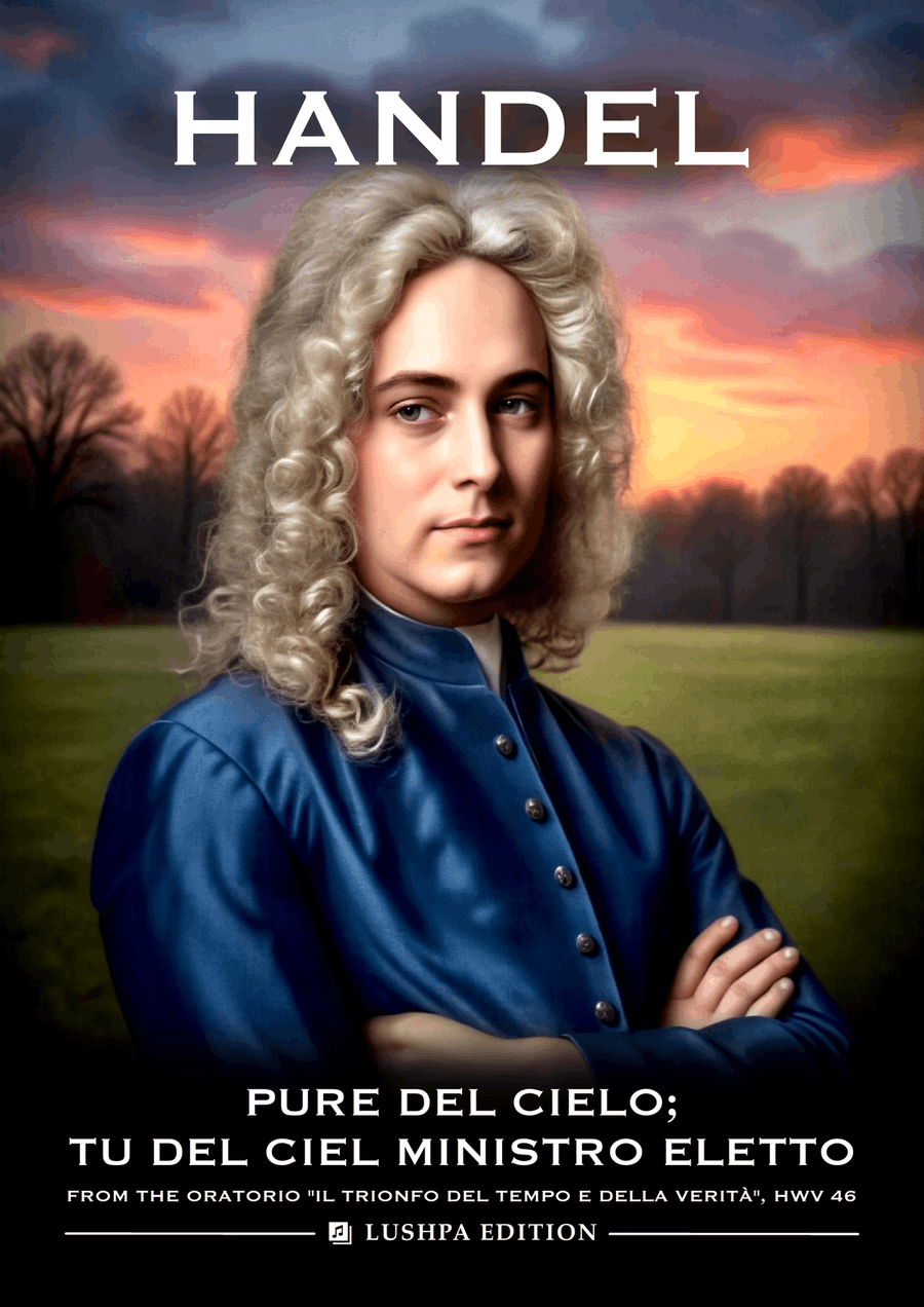 Pure del cielo; Tu del ciel ministro eletto Piano, Vocal scores gallery preview page 1