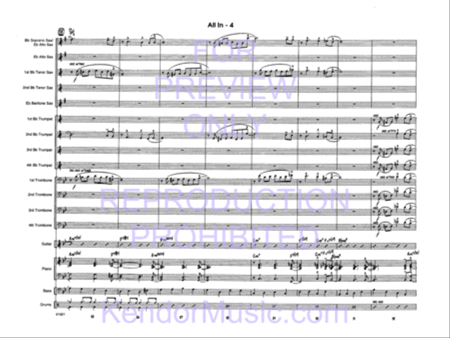 All In All In Jazz Ensemble scores gallery preview page 6
