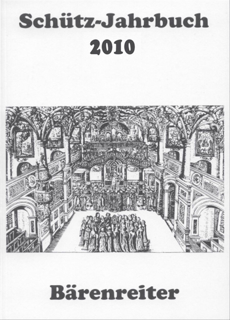Schütz-Jahrbuch 2010, 32. Jahrgang Collection / Songbook scores gallery preview page 1