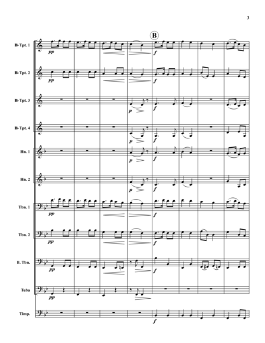 Chorale St. Antoni Chorale St. Antoni Brass Ensemble scores gallery preview page 3