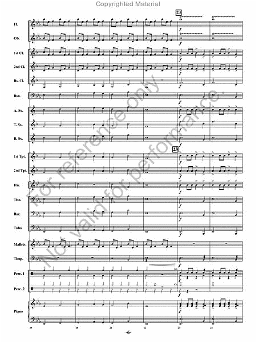 Chanson de Noel Chanson de Noel Concert Band scores gallery preview page 5