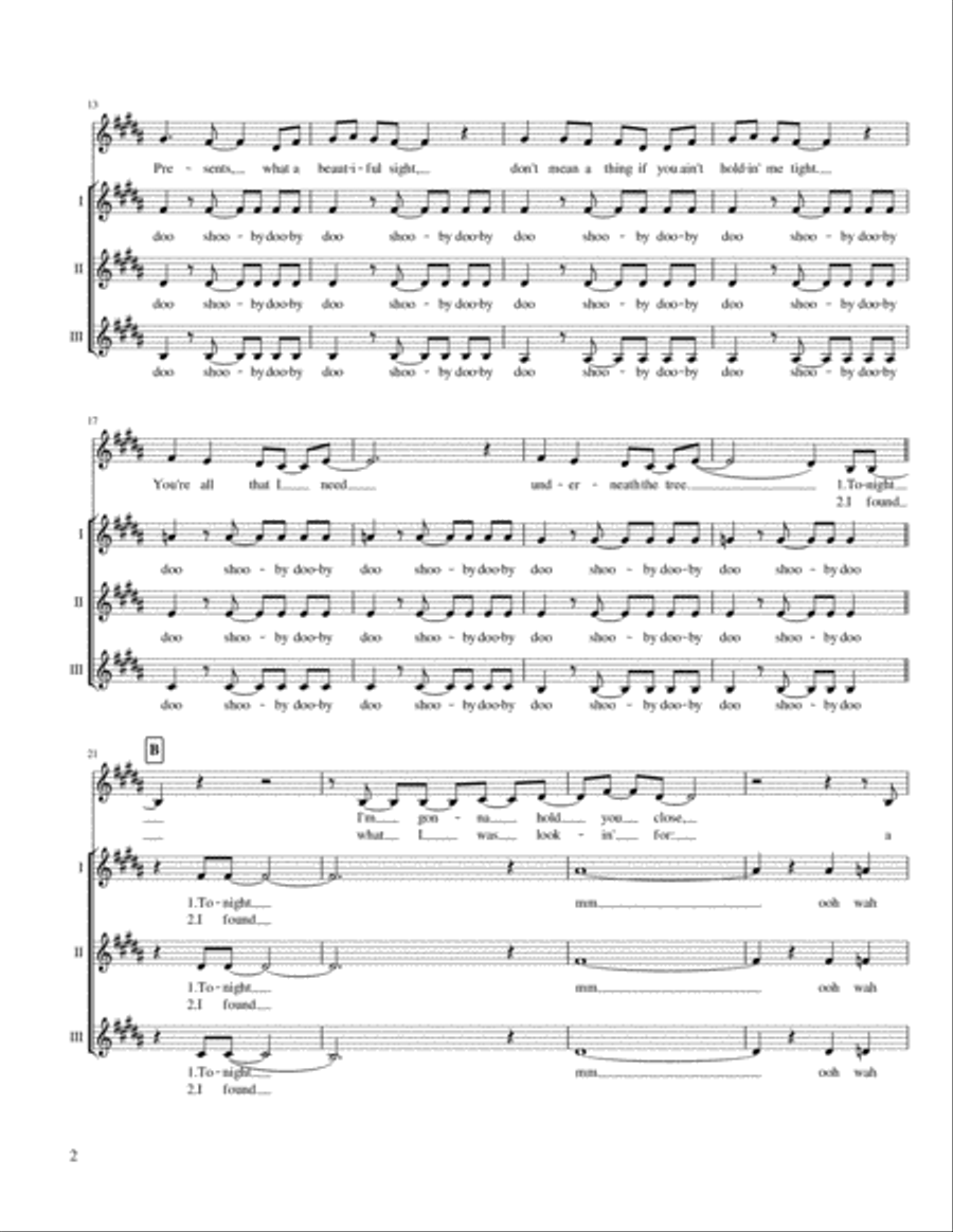 Underneath The Tree SSA scores gallery preview page 2