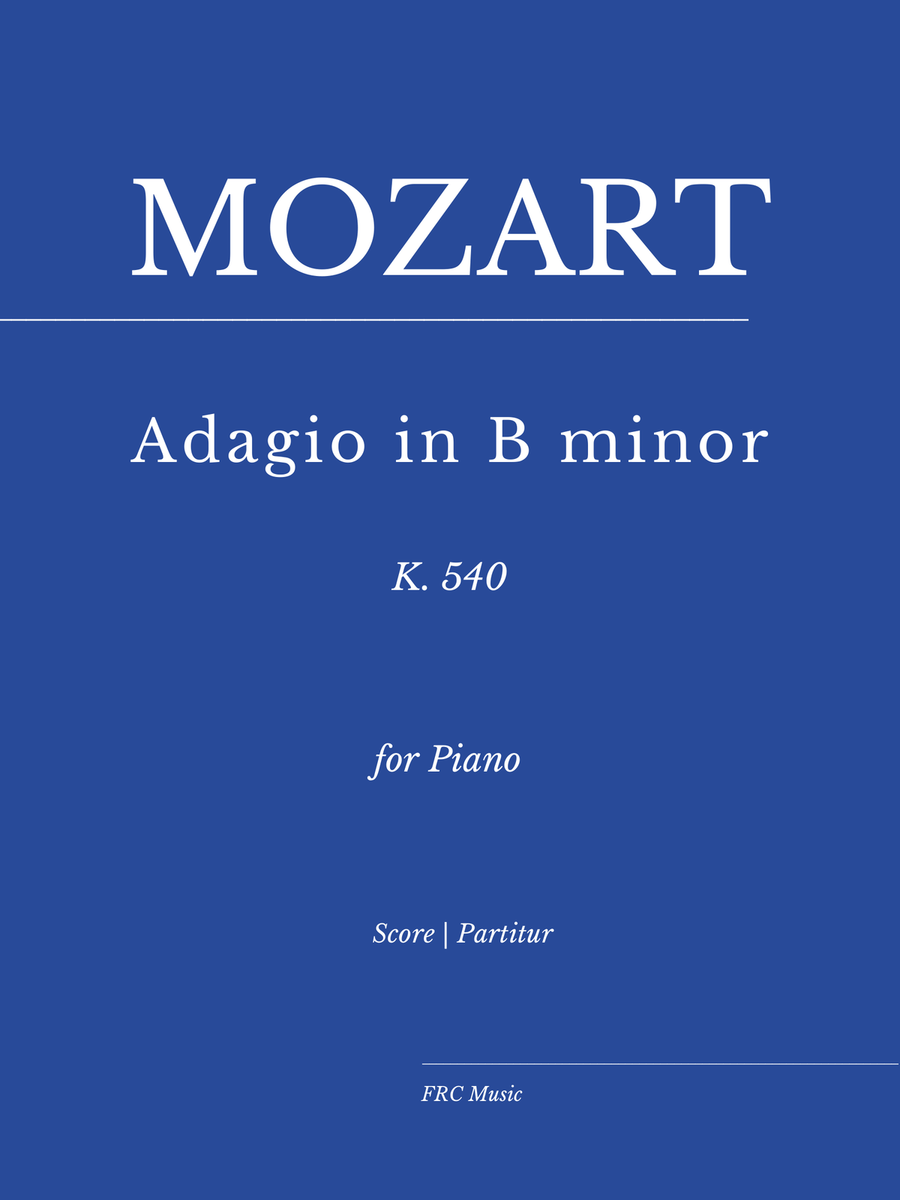 Mozart: Adagio in B Minor, K. 540 (as played by Víkingur Ólafsson)