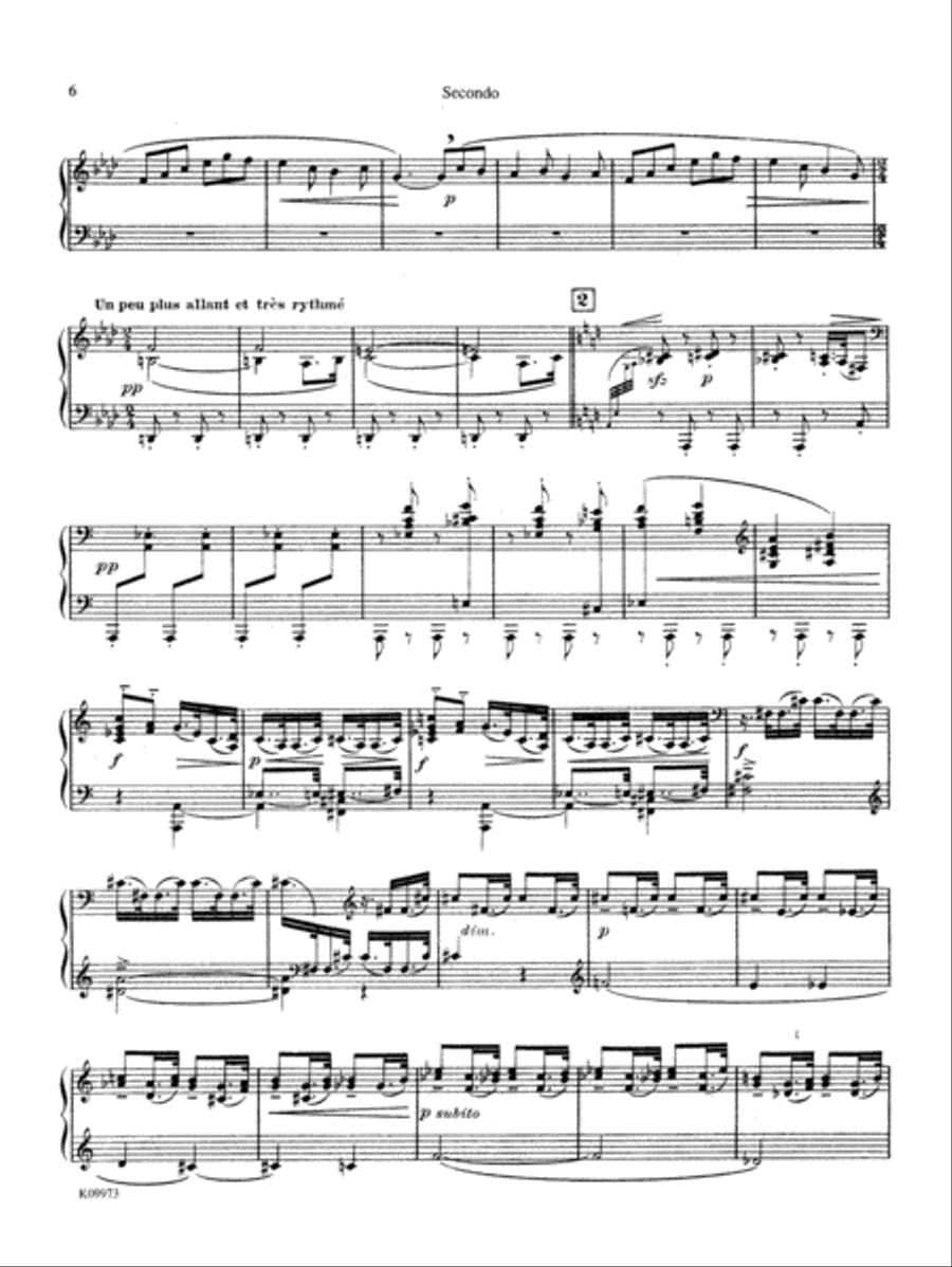 Debussy: Images (Volume I) (Transcr. Caplet) Piano Duet scores gallery preview page 3