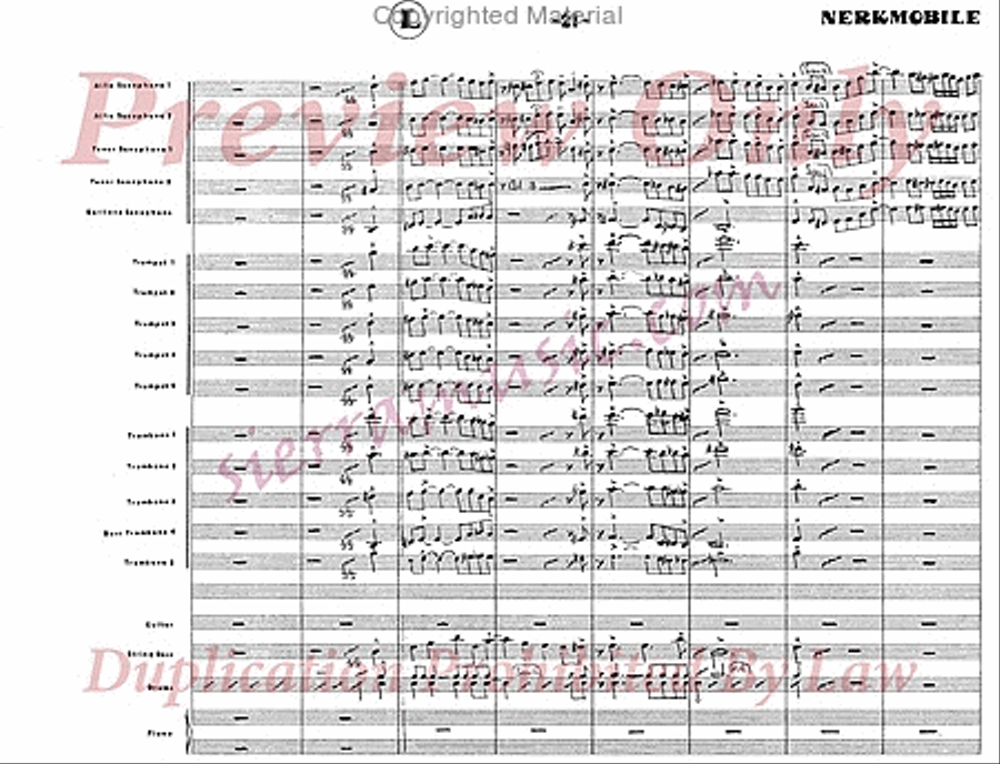 Nerkmobile Nerkmobile Jazz Ensemble scores gallery preview page 22