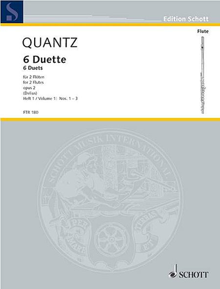 Book cover for 6 Duets, Op. 2 - Volume 1