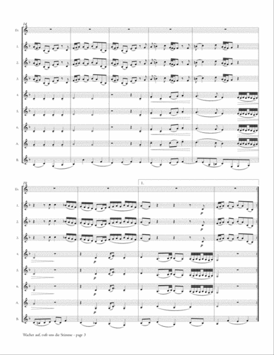 Tre Corali Per Organo Trascrizione Per Orchestra Woodwind Ensemble scores gallery preview page 4