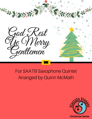 God Rest Ye Merry Gentlemen for Saxophone Quintet