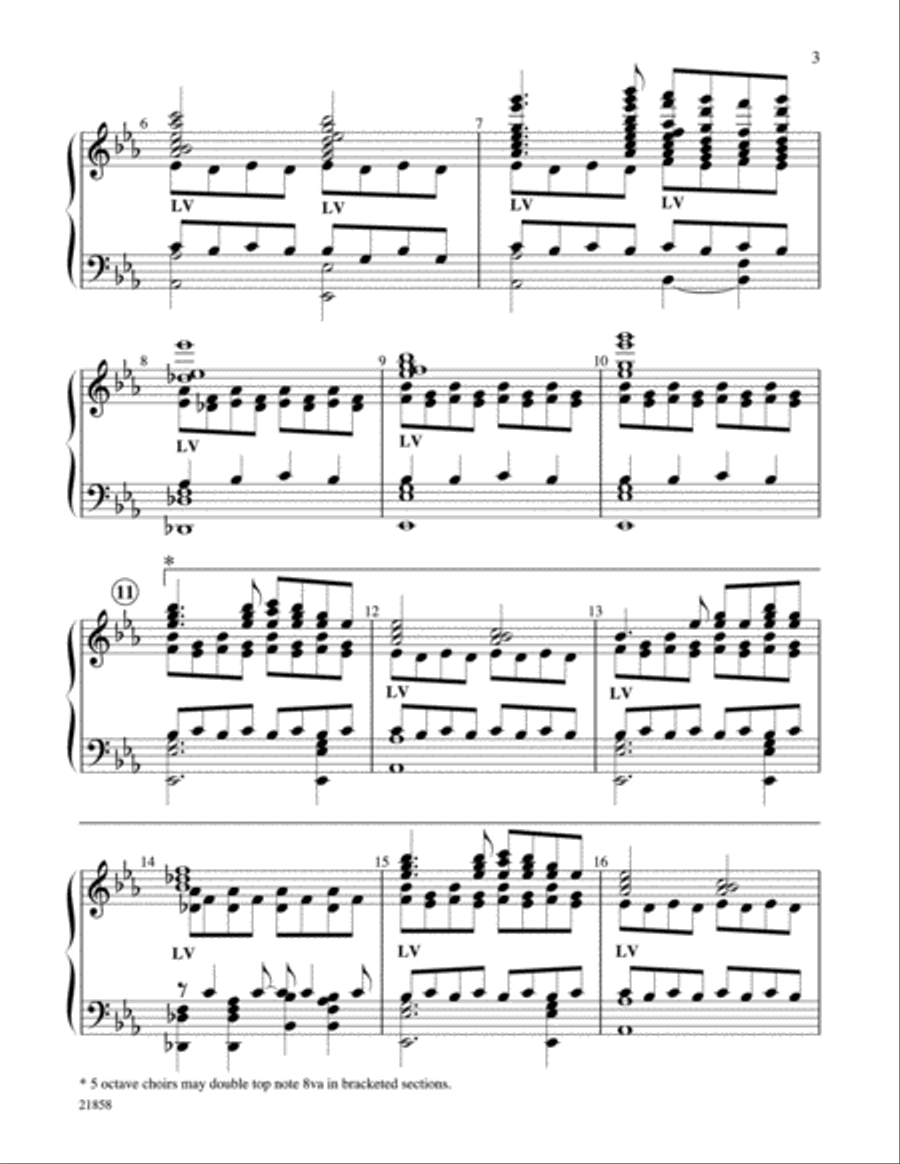 What a Friend We Have in Jesus Handbell Choir scores gallery preview page 3