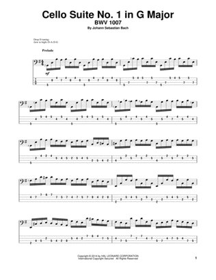 Cello Suite No. 1 In G Major, BWV 1007