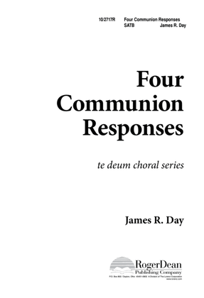 Book cover for Four Communion Responses