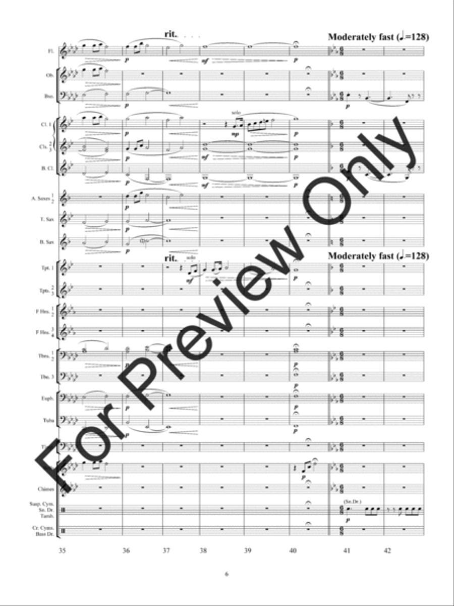 Celtic Song and Celebration Concert Band scores gallery preview page 9