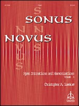 Book cover for Sonus Novus, Vol. 3