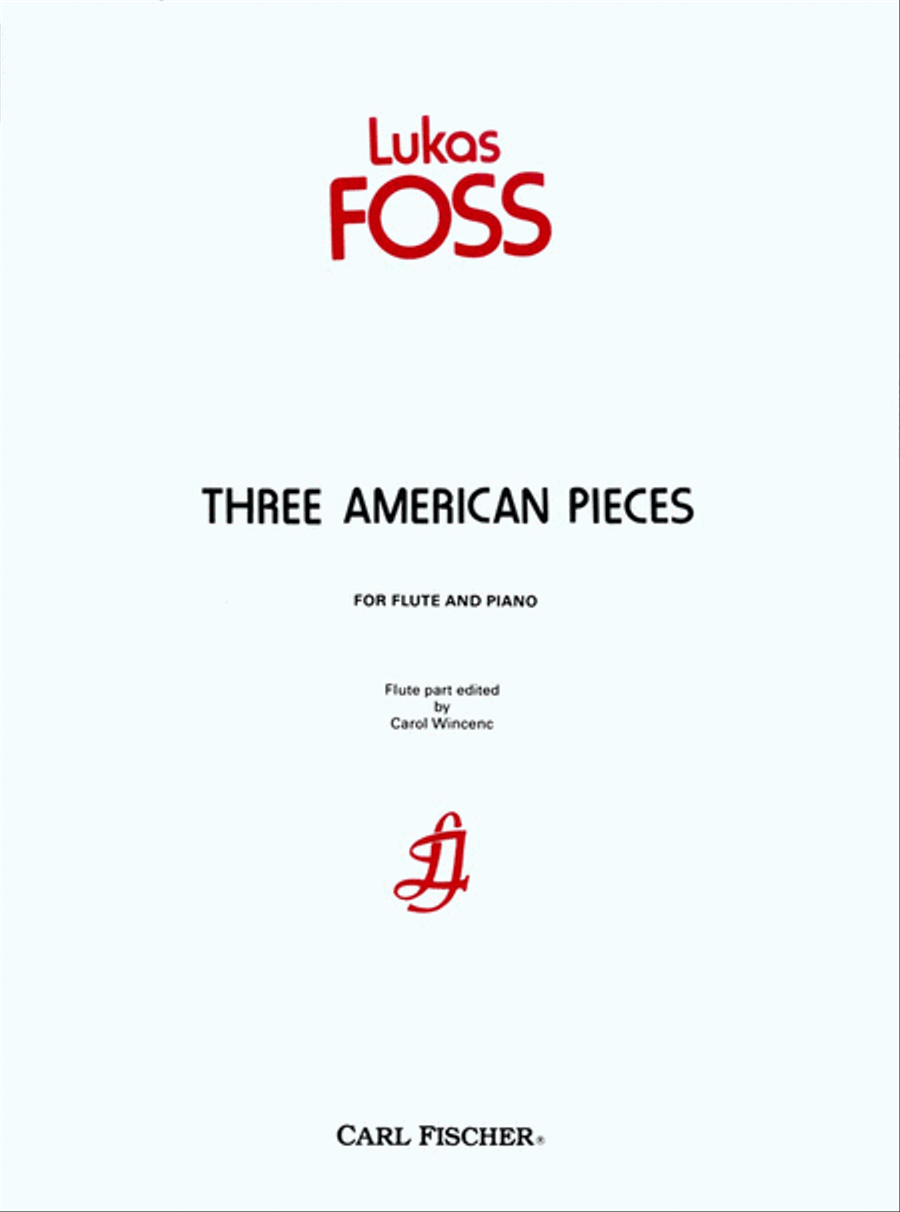 Three American Pieces Three American Pieces Flute Solo scores gallery preview page 1