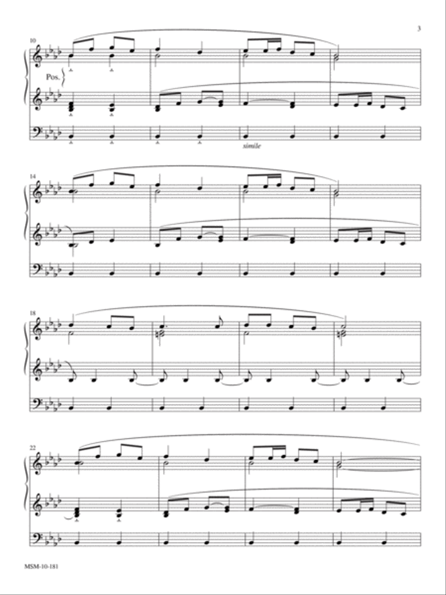 Theme and Variations on Noël Nouvelet Organ scores gallery preview page 3