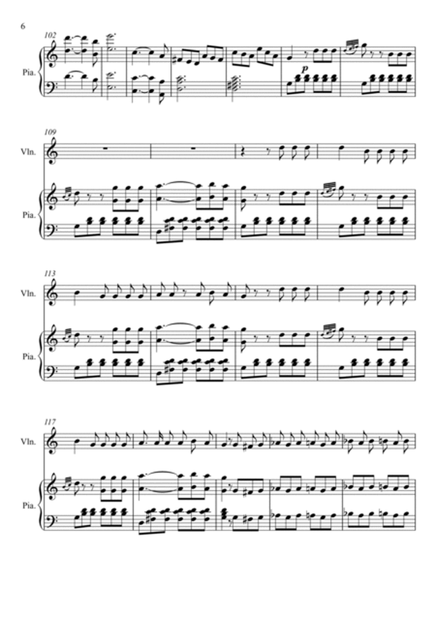 Gioachino Rossini - Largo al Factotum - Il barbiere di Siviglia (Violin Solo) image number null