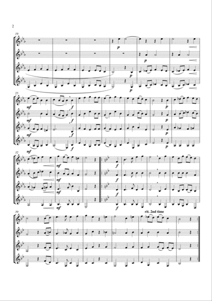 Der Jager from Marienlieder Horn scores gallery preview page 2