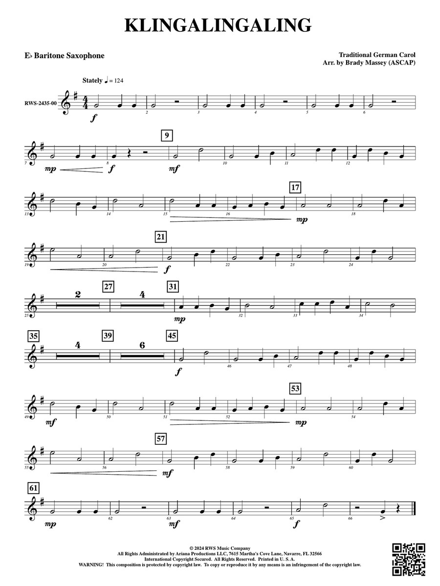 Klingalingaling: E-flat Baritone Saxophone