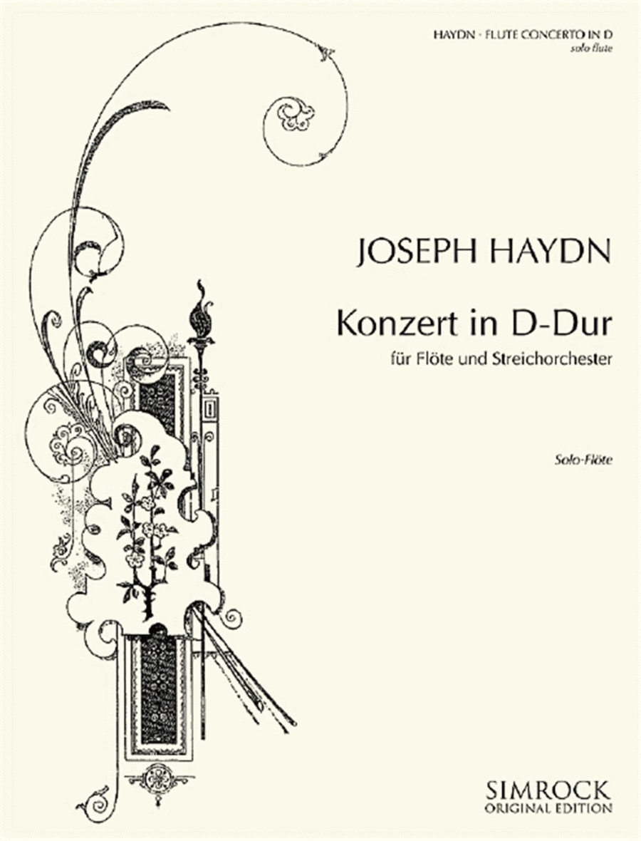 Flötenkonzert D-Dur Hob. VII/D1 String Orchestra scores gallery preview page 1