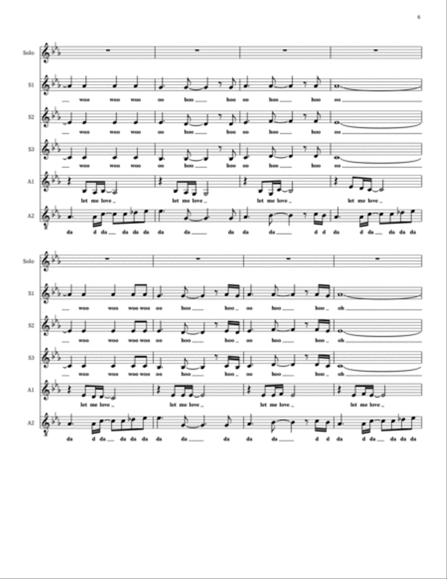 Let's Get It On Choir scores gallery preview page 6