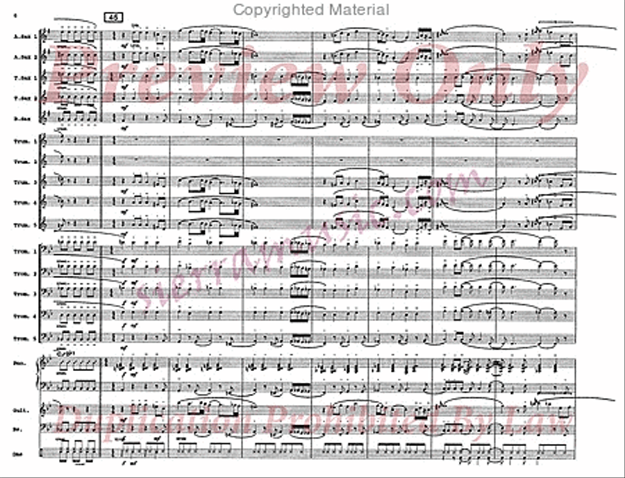 Every Summer Night Big Band scores gallery preview page 7