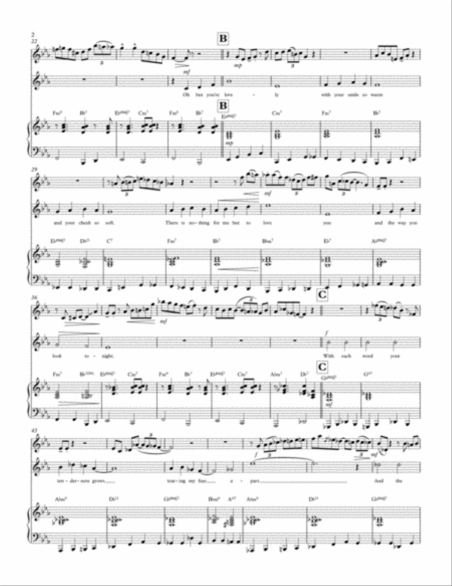 The Way You Look Tonight Soprano Saxophone scores gallery preview page 2
