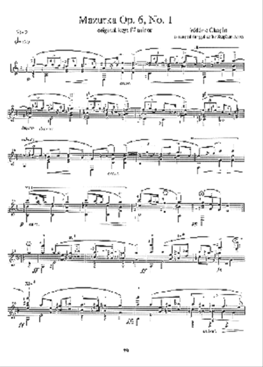 The Complete Chopin Mazurkas Lute scores gallery preview page 3