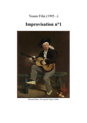 Book cover for Improvisation n°1