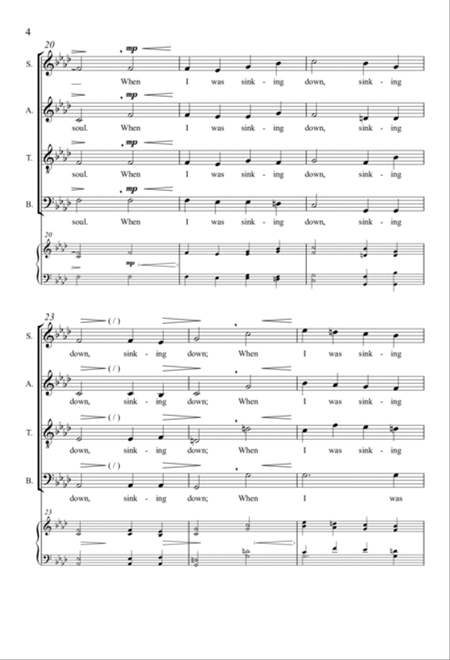 What Wondrous Love What Wondrous Love 4-Part scores gallery preview page 3