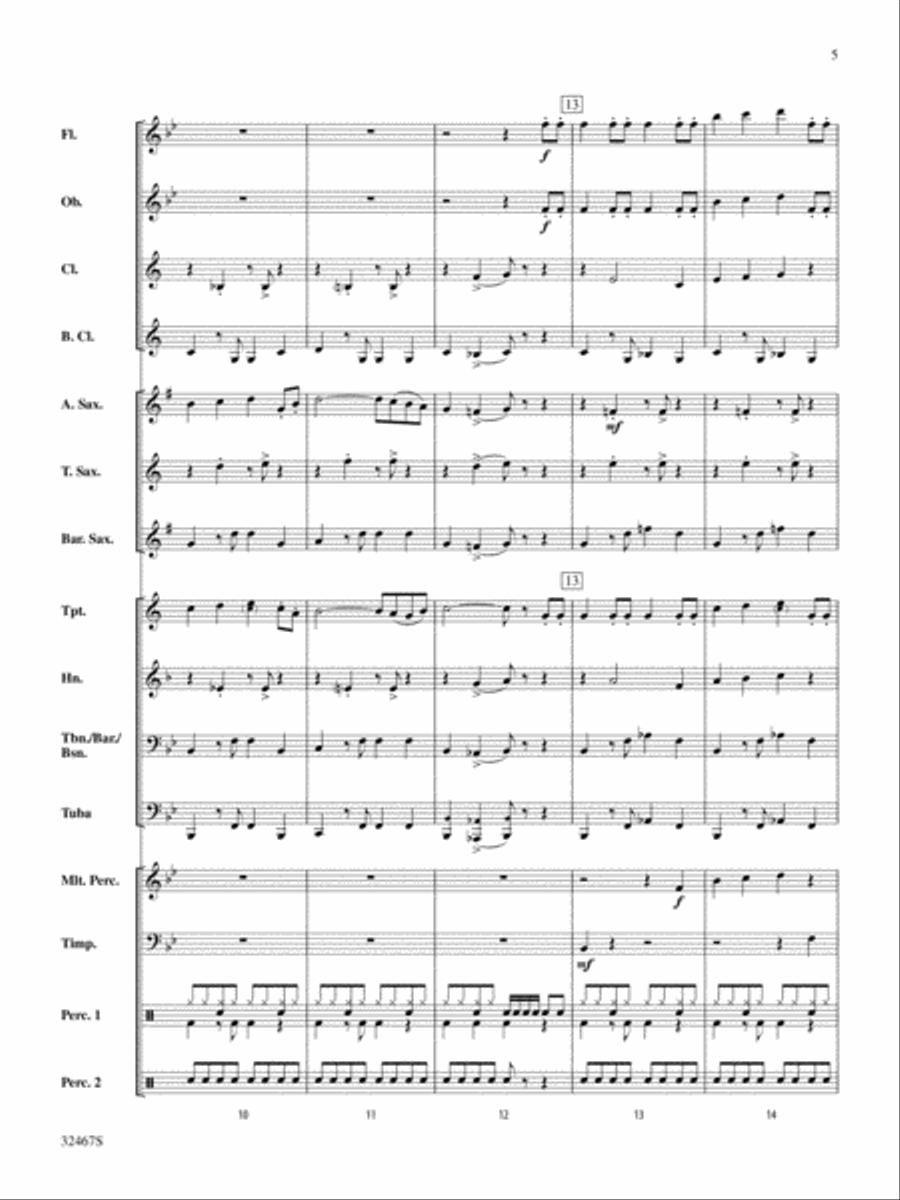 William Told Too Much: Score Concert Band scores gallery preview page 5