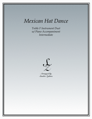 Book cover for Mexican Hat Dance (F instrument duet)