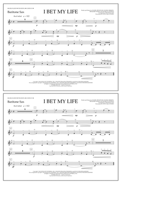 I Bet My Life - Baritone Sax