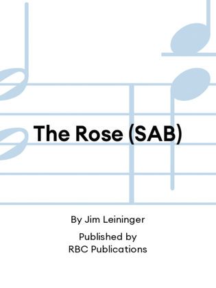 Book cover for The Rose (SAB)