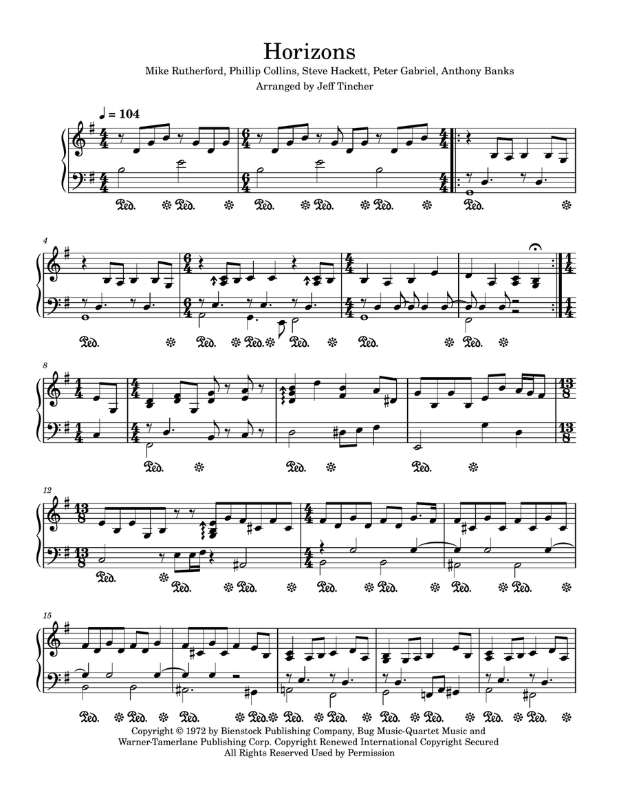 Horizons Horizons Piano Solo scores gallery preview page 2