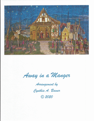 Book cover for Away in a Manger extended version