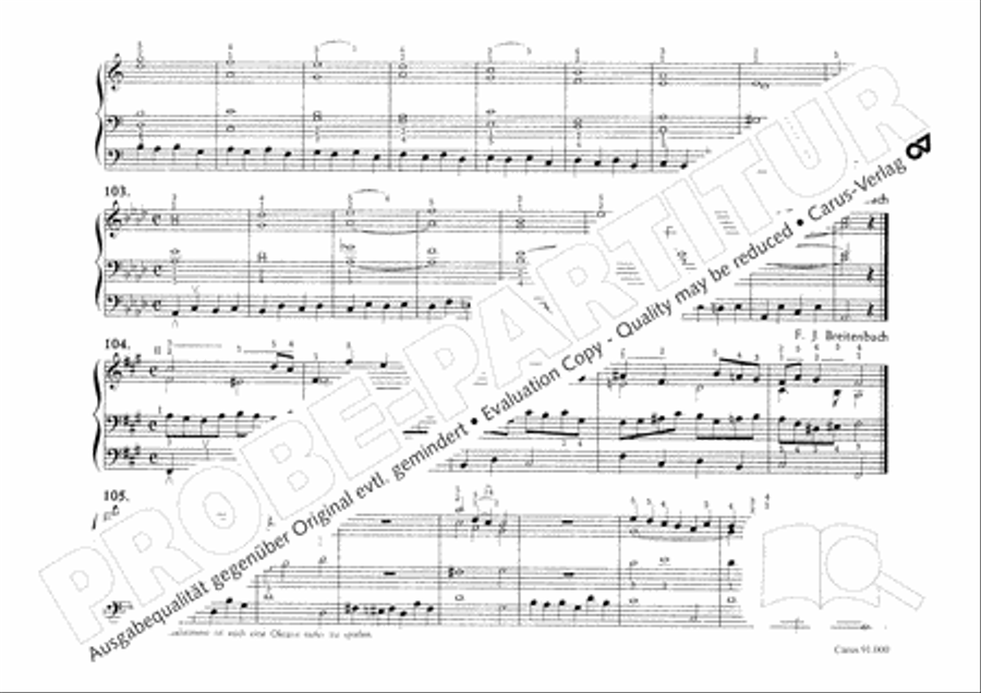 Orgelschule Organ scores gallery preview page 82