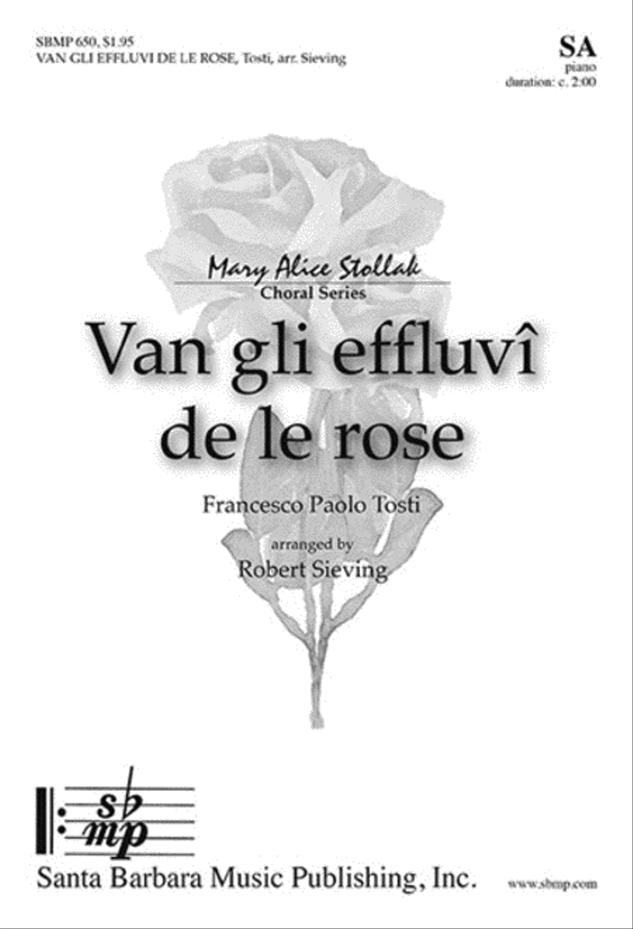 Van gli effluvi de le rose SA scores gallery preview page 1