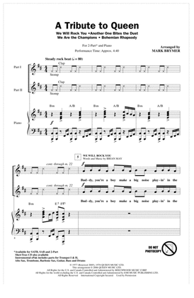 A Tribute To Queen (Medley) (arr. Mark Brymer)
