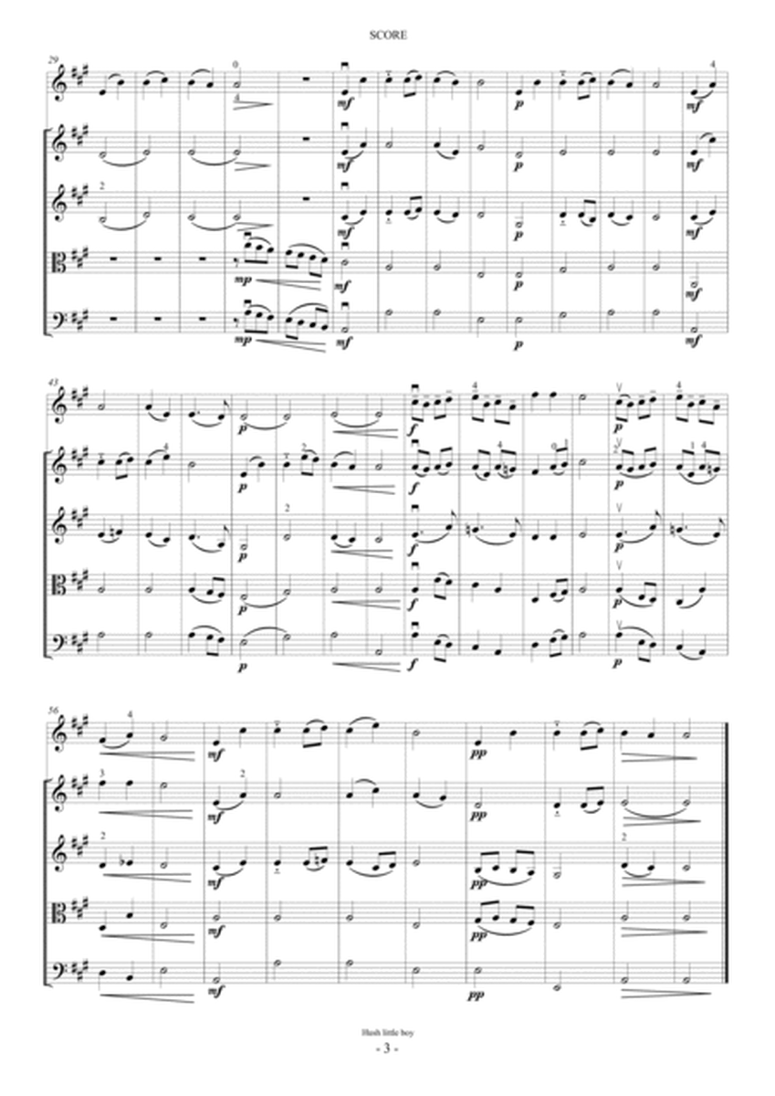 Hush little Baby (For Solo Violin and Strings) image number null